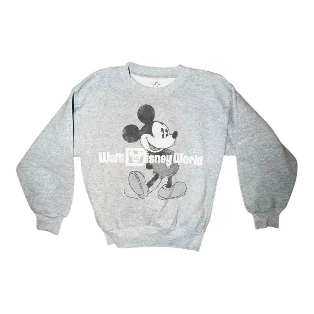 Boys Lot of Four Crew Sweatshirts Disney World Old Navy Gymboree Small EUC